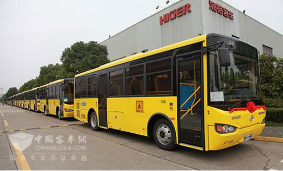 1200臺(tái)出口沙特的海格客車整裝待發(fā)