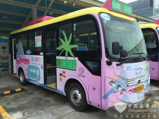 深圳首投比亞迪K6微循環(huán)巴士