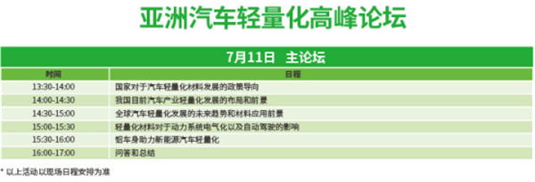 高峰論壇助力2018亞洲汽車輕量化展覽會- 深度、權威、專業