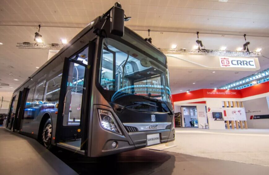 搭載“超能電機(jī)”  中國(guó)中車智能化客車“新巴客”在漢諾威發(fā)布