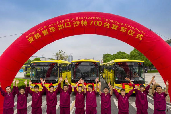 700輛！安凱客車再出海沙特 彰顯“中國制造”力量！