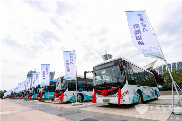 開拓綠色動力制造“新藍海” 濰柴150輛氫燃料電池公交交付濰坊