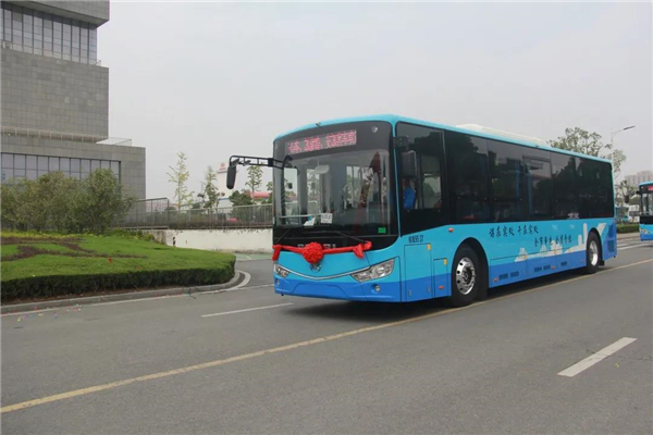 202臺(tái)安凱純電動(dòng)公交靈璧上線 持續(xù)助陣“村村通”民生工程