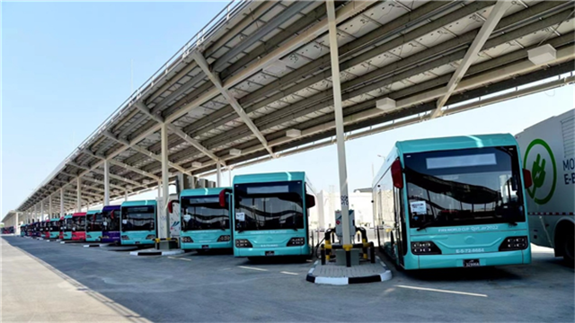 888臺(tái)宇通電動(dòng)客車見證全球最大電動(dòng)車場站落成！