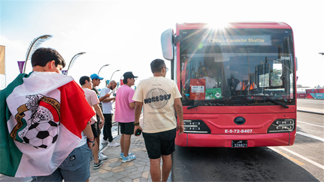 888輛宇通純電動客車閃耀卡塔爾世界杯