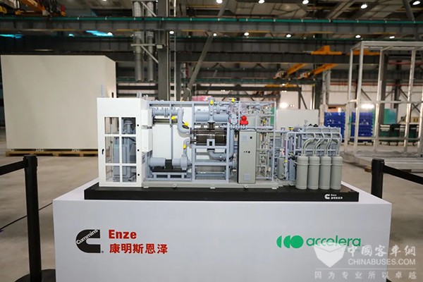 康明斯中國 質子交換膜 電解水制氫 設備生產基地