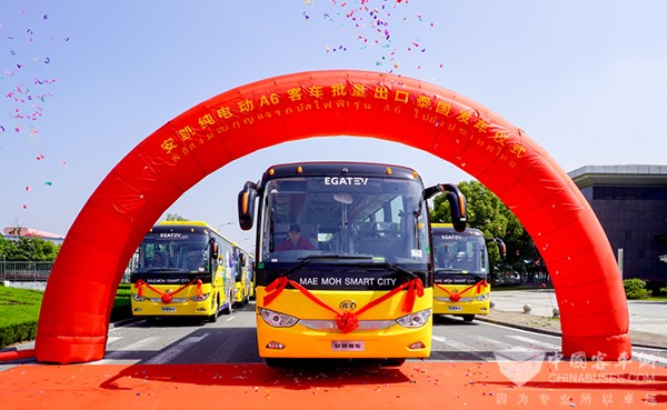 安凱客車 純電動(dòng) A6 出口泰國(guó)