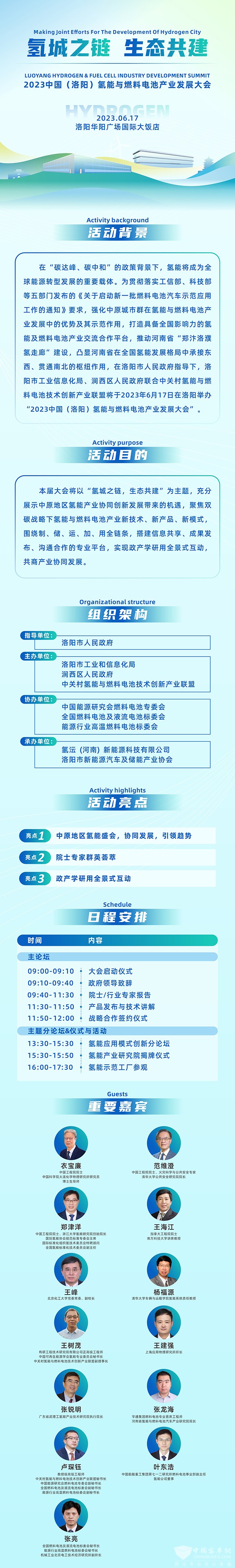 氫能 燃料電池 產業發展大會 洛陽