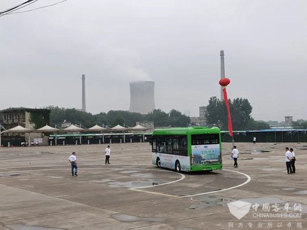 開沃新能源汽車 新能源公交車 淮南公交 駕駛員 職業技能競賽