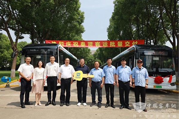 申沃客車 九系客車 奉賢客運 智能網聯 純電動客車