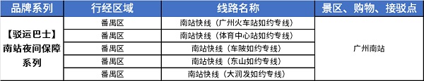 廣州公交集團 黃金周 出游計劃 守候歸途