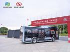 金龍60臺新能源公交車投放安南市定制公交專線服務