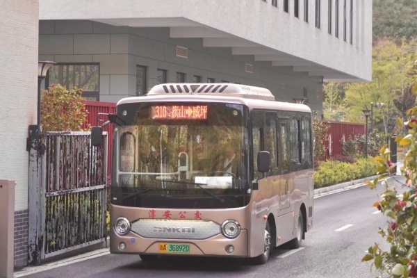 安凱G60E純電公交駛入淳安 打通綠色出行 “末梢神經”