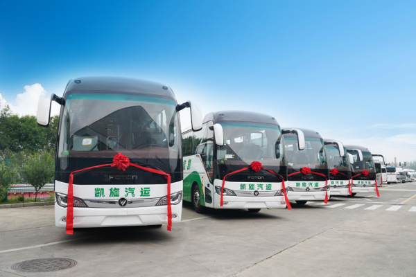 福田歐輝BJ6126批量交付廣東凱旋汽運(yùn) 助力文旅深度融合