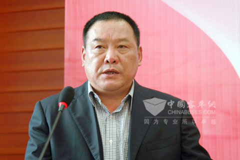 安凱技術服務部劉家明部長發表講話