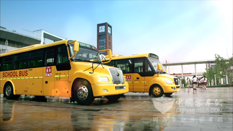 宇通專業校車保障學生出行安全