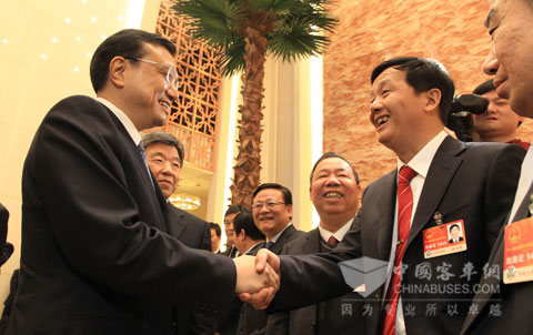 中共中央政治局常委、國務院副總理李克強會見湯總