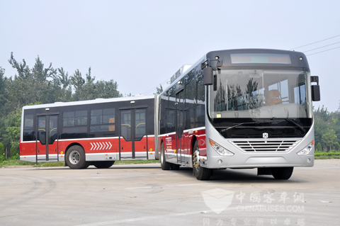 中通18米天然氣BRT公交車