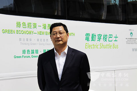 安凱客車董事長(zhǎng)王江安呼吁綠色公眾價(jià)值