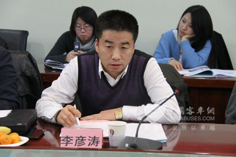 河北石家莊新干線旅游客運公司總經理 李彥濤