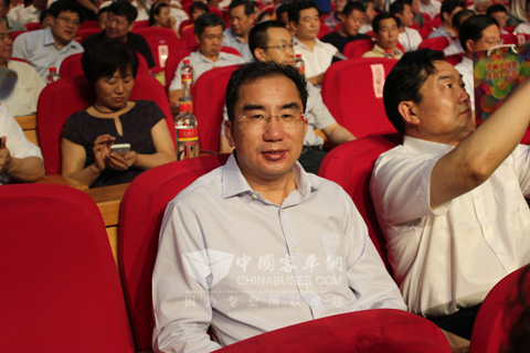 中通客車副總經(jīng)理于春印在活動(dòng)現(xiàn)場(chǎng)
