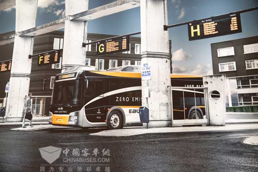 1 廈門金旅和荷蘭EBUSCO公司共同打造的純電全鋁客車