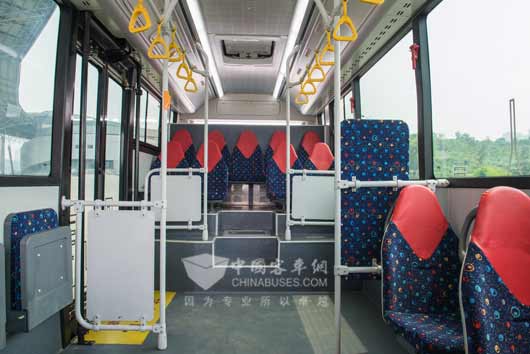 中車時代電動8米純電動客車內飾 