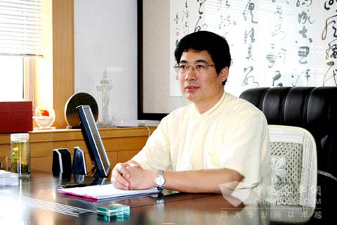 聊城交運(yùn)董事長(zhǎng)王紅巖接受采訪