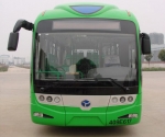 30輛揚(yáng)子江客車(chē)武漢街頭耀綠色旋風(fēng)