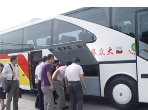 國家四部委領導考察安凱新能源客車項目