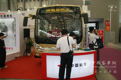 南車(chē)時(shí)代展臺(tái)全景