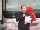 福田歐V營銷公司總經理于崇先生發表講話