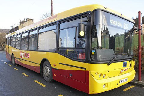 在歐洲發達國家，校車全是平頭造型