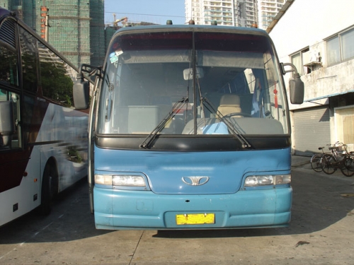 出售02年12月原裝進口大宇BH117客車,車況特好