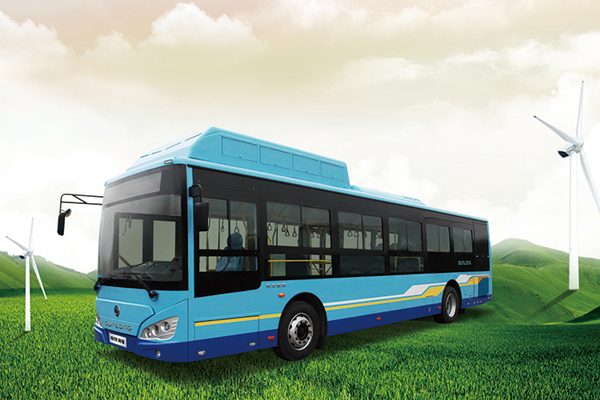 申龍SLK6119ULN5HEVZ公交車(chē)（天然氣/電混動(dòng)國(guó)五10-38座）